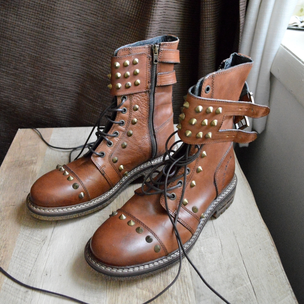 Italian-made Combat Boots